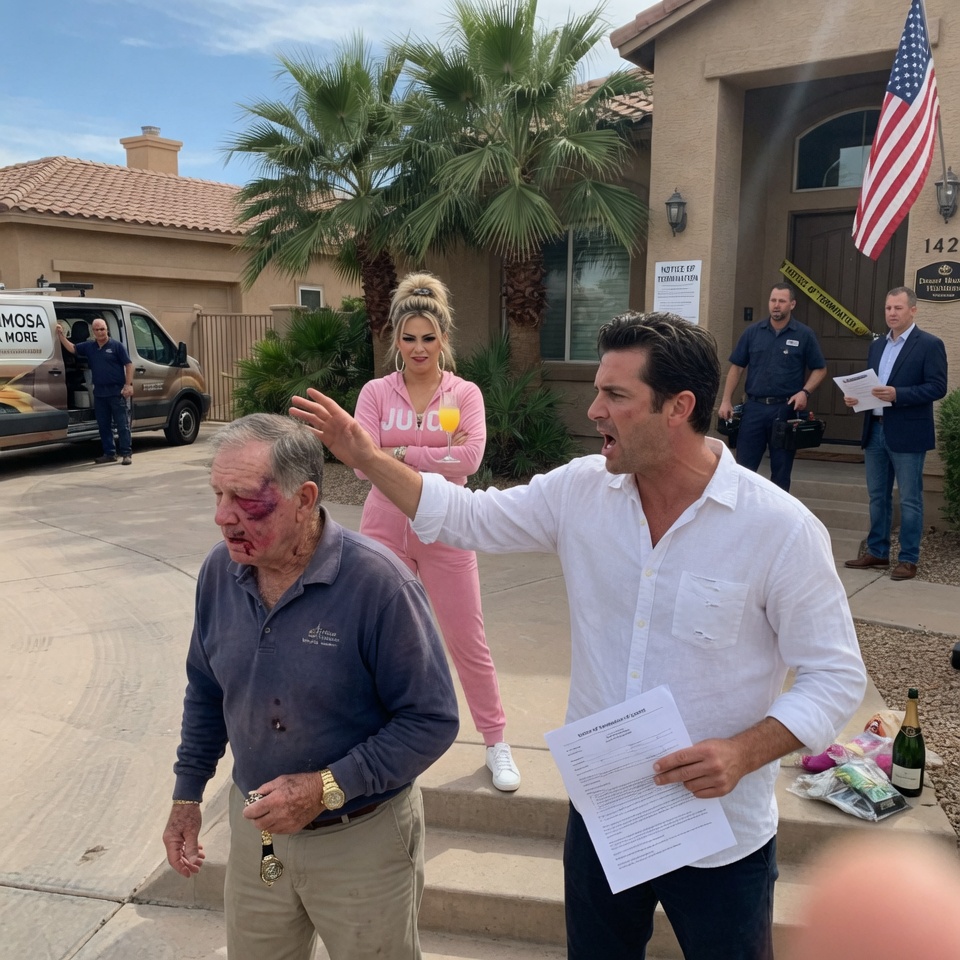 My God, he’s so CRUEL and SCHEMING! — I COUNTED 28 SLAPS AS MY SON BEAT ME IN FRONT OF HIS WIFE… SO I SOLD HIS SCOTTSDALE MANSION WHILE HE WAS AT BRUNCH AND LET THE LOCKSMITH TELL HIM WHAT I NEVER COULD. YOU WON’T BELIEVE WHERE HE WORKS NOW. IS BLOOD THICKER THAN A DEED OF TRUST?