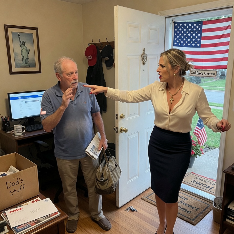 Ahh, this daughter is TERRIFYING! — MY DAUGHTER SAID “YOU HAVE ONE HOUR TO PACK.” I WAS 68 WITH ONE SUITCASE. THREE HOURS LATER, THE BANKER WHISPERED, “MR. BRENNAN, WHY DID YOUR DAUGHTER TRY TO ACCESS THIS TWO MILLION DOLLARS ALONE?” BUT YOU WON’T BELIEVE WHAT I FOUND IN THE TRASH.