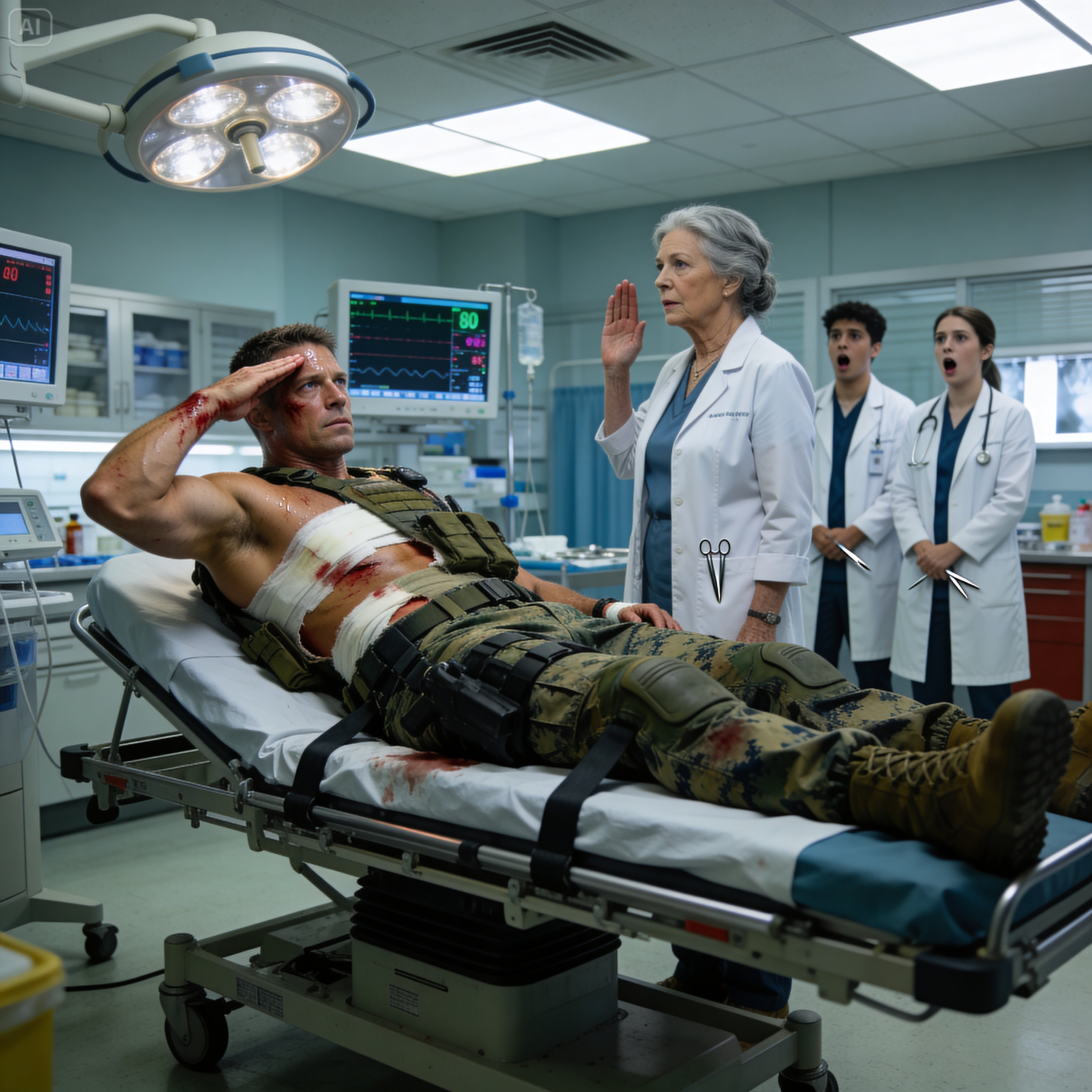 I heard the young doctors whisper that I should’ve retired a decade ago. But when a wounded SEAL was wheeled in dying, I gave one order — and what happened next silenced every single one of them forever.