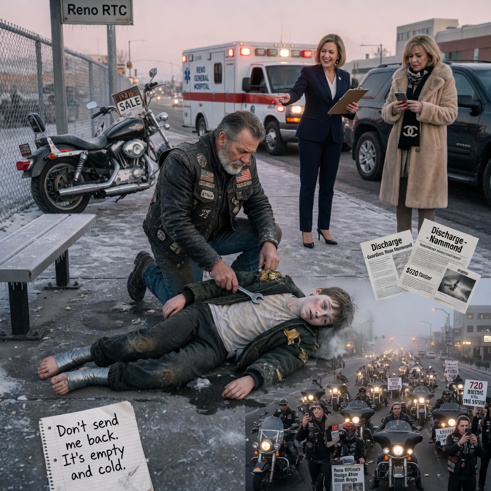 I thought my hardest riding days were long behind me, but finding a freezing, 47-pound nine-year-old boy collapsed at a Reno bus stop changed everything. The system completely failed him, returning him to the monster who starved him while collecting a monthly check. So, I made one phone call. What followed was an army of 720 bikers, a massive institutional cover-up exposed, and a desperate fight for a child’s life that brought an entire city to its knees and sent shockwaves across the nation.
