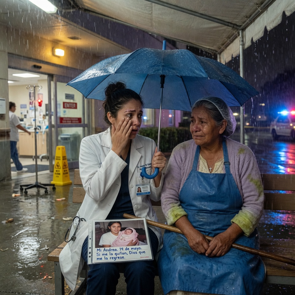 “SO CRUEL — THEY STOLE HER NEWBORN, CALLED IT ‘GOD’S WILL,’ AND LEFT THE REAL MOTHER SWEEPING THE SIDEWALK FOR 28 YEARS… BUT ONE RAINY NIGHT ON A HOSPITAL BENCH, THE DOCTOR ASKED A QUESTION THAT TORE A PERFECT FAMILY APART. YOU WON’T BELIEVE WHAT SHE FOUND IN THE ARCHIVES. CAN A STOLEN LIFE EVER TRULY COME HOME?”