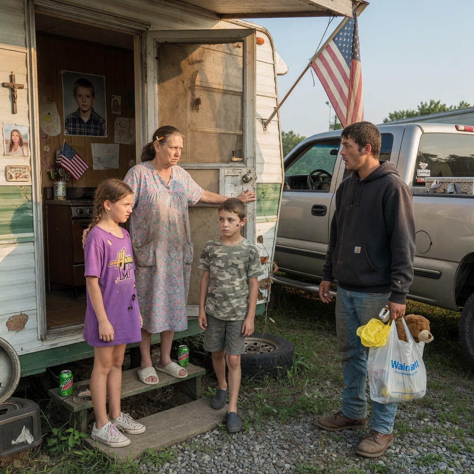 “HE’S SO CRUEL” — I SCREAMED WHEN MY BROTHER LEFT FOR THE OIL FIELDS 9 YEARS AGO… BUT WHEN HE FINALLY CAME HOME RICH, HE FROZE STARING AT TWO KIDS IN MOM’S DOORWAY AND TURNED GHOST WHITE! WHAT DID HE SEE THAT WE COULDN’T? CAN A MAN OUTRUN THE BILL FOR HIS SILENCE FOREVER?