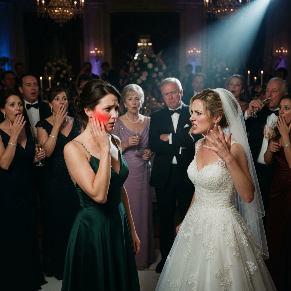 My Golden Child Sister Slapped Me At Her Lavish Wedding For My Penthouse. She Didn’t Know 200 Judges & Journalists Were Watching.