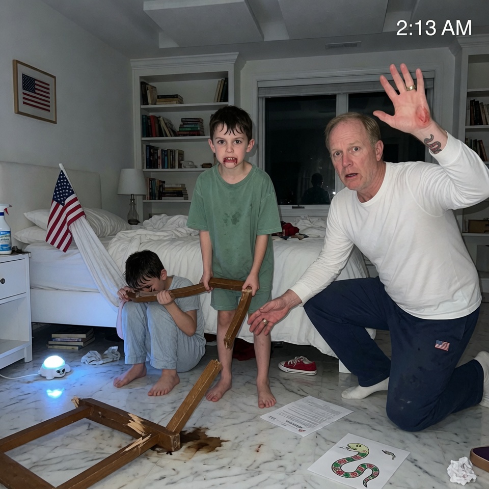 AMAZING! HE STOOD IN FRONT OF HIS BROTHER WITH A CHAIR LEG AND EYES LIKE A WAR VETERAN — BUT WHEN THE NINE-YEAR-OLD ASKED ME TO “PROVE I WOULDN’T LEAVE,” I KNEW THE BATTLE WASN’T AGAINST HUNGER; IT WAS AGAINST A DEBT WRITTEN IN THEIR MOTHER’S BLOOD. WILL LOVE BE ENOUGH WHEN THE SERPENT RETURNS TO COLLECT?
