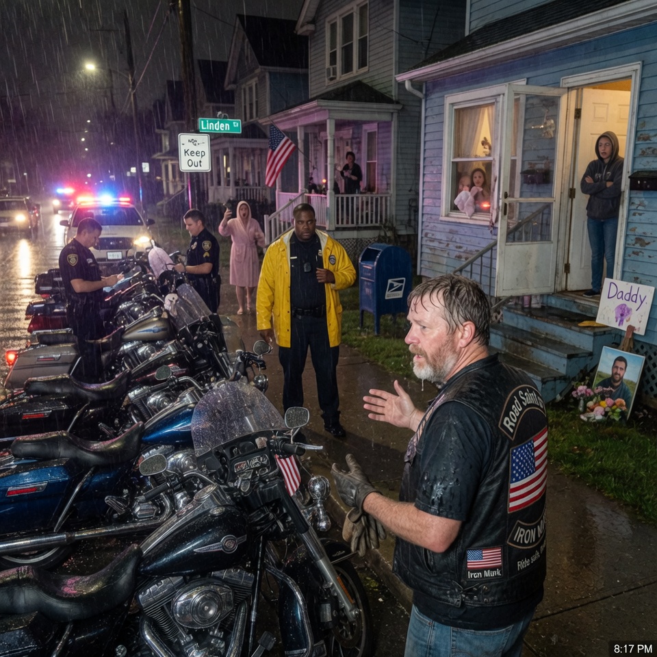 SO CRUEL! — The neighbors swore 40 bikers were there to intimidate a grieving 7-year-old; but when the rain-soaked silence broke, the truth was far more DEVASTATING. CAN YOU IMAGINE WHAT THEY REALLY CARRIED?