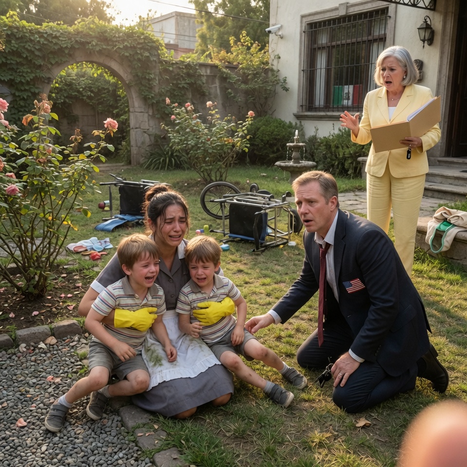 Cruel Aunt’s Scheme Is DEVIOUS — Then She Freezes When She Sees The “Paralyzed” Twins She Tried To Destroy STANDING In The Garden… BUT WHAT HAPPENED NEXT STUNNED EVERYONE?
