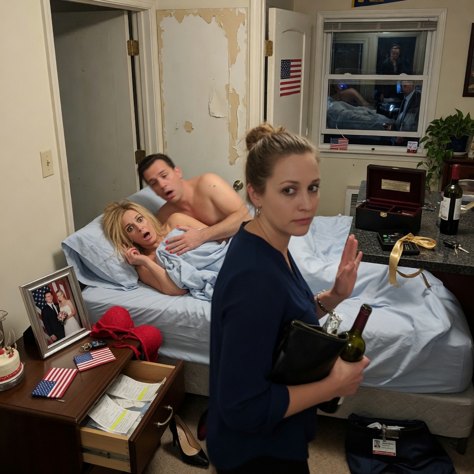 Wow, that jerk… TERRIBLE. — She caught her husband IN THEIR OWN BED on their tenth anniversary, but instead of screaming, she made ONE PHONE CALL that brought his entire double life crashing down. WHAT HAPPENED WHEN HIS BUSINESS PARTNER WALKED THROUGH THE DOOR?