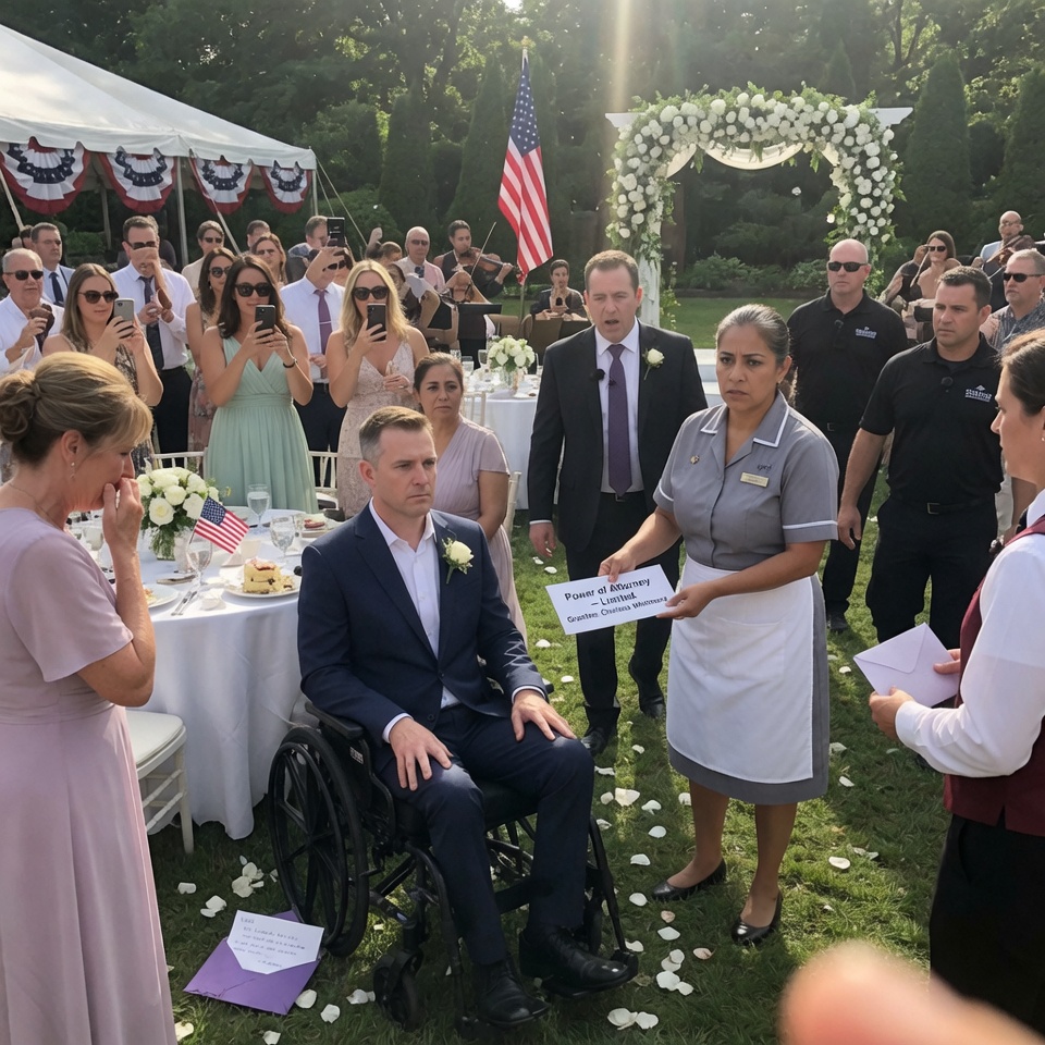 So Cruel! Runaway Bride Mocks Groom’s Wheelchair At The Altar—Then The Housekeeper Reveals A SHOCKING Truth No One Saw Coming… CAN THE RIGHT PERSON SAVE HIM FROM TOTAL RUIN?
