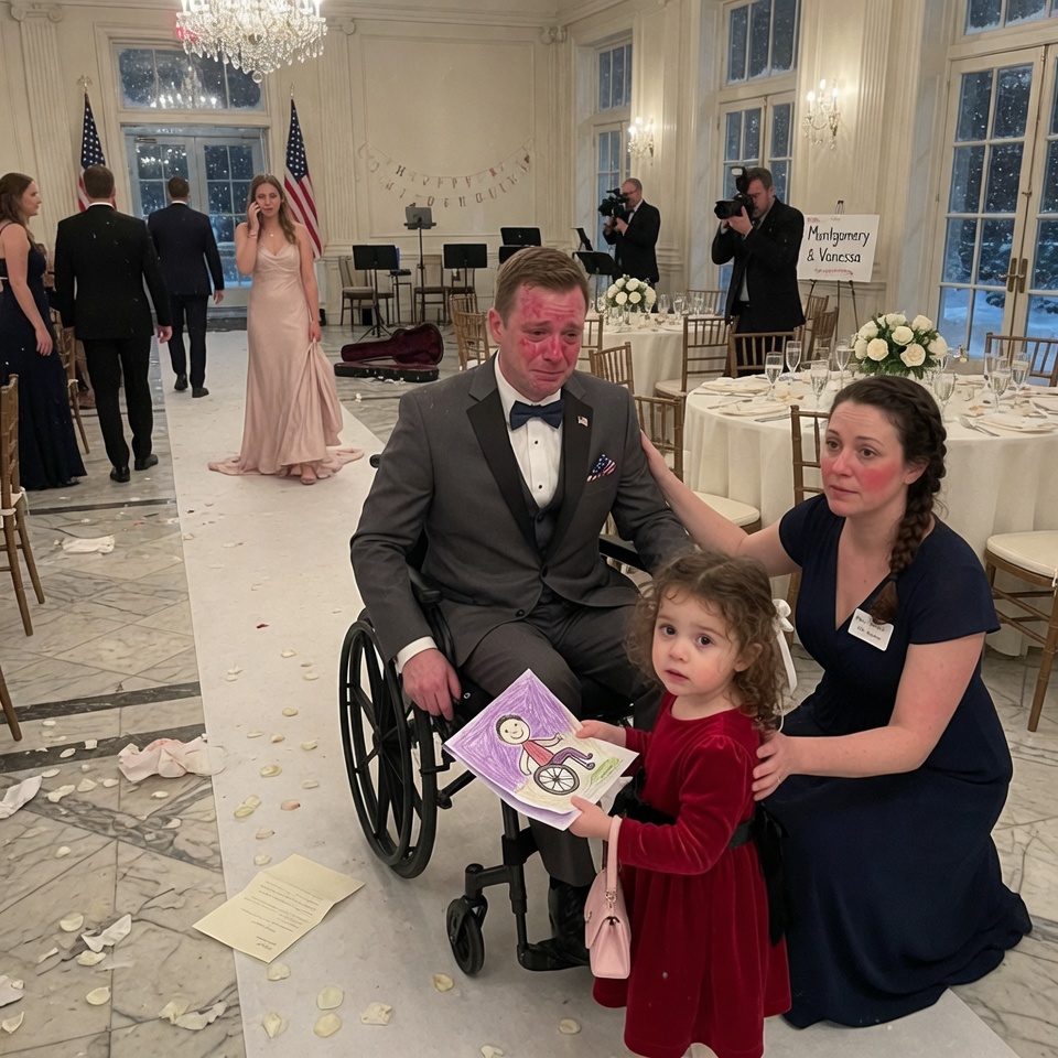 “So PITIFUL! The Richest Man in the Room Sat Broken in His Wheelchair While 300 Guests Stared — Until a Little Girl’s Question Exposed the Truth… WHAT HAPPENS WHEN INNOCENCE SEES WHAT ADULTS REFUSE TO? “