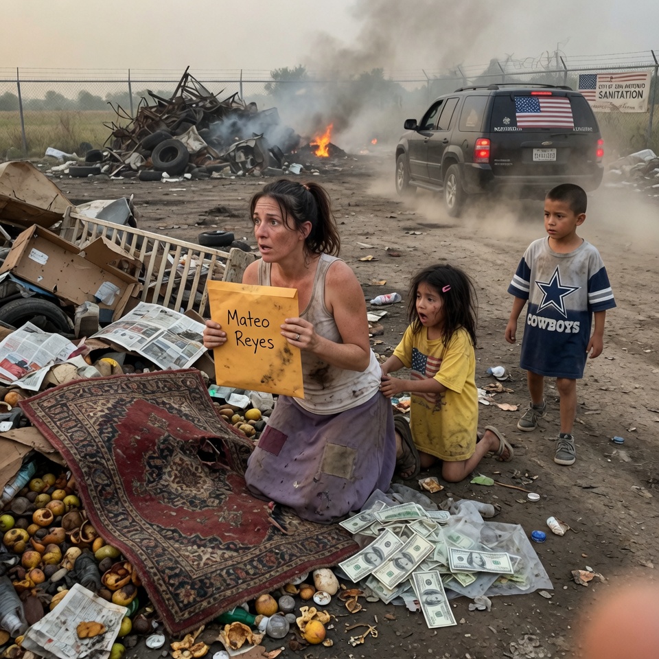 A widow with two children saw a wealthy man throw a luxury rug into the trash. She quickly decided to pick it up and unroll it-and the moment she opened it, her whole body began to tremble.