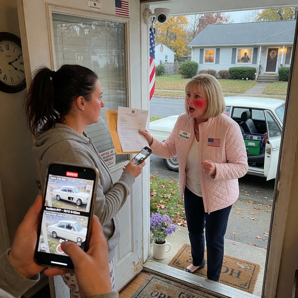 I TOLD THE HOA KAREN SHE OWED ME $350 IN BACK RENT FOR LIVING IN MY GARAGE. THE LOOK ON HER FACE? PRICELESS. I USED A LITTLE-KNOWN TENANCY LAW TO TURN HER 8-YEAR REIGN OF TERROR INTO HER OWN LEGAL NIGHTMARE. WOULD YOU HAVE THE GUTS TO FLIP THE SCRIPT LIKE THIS?