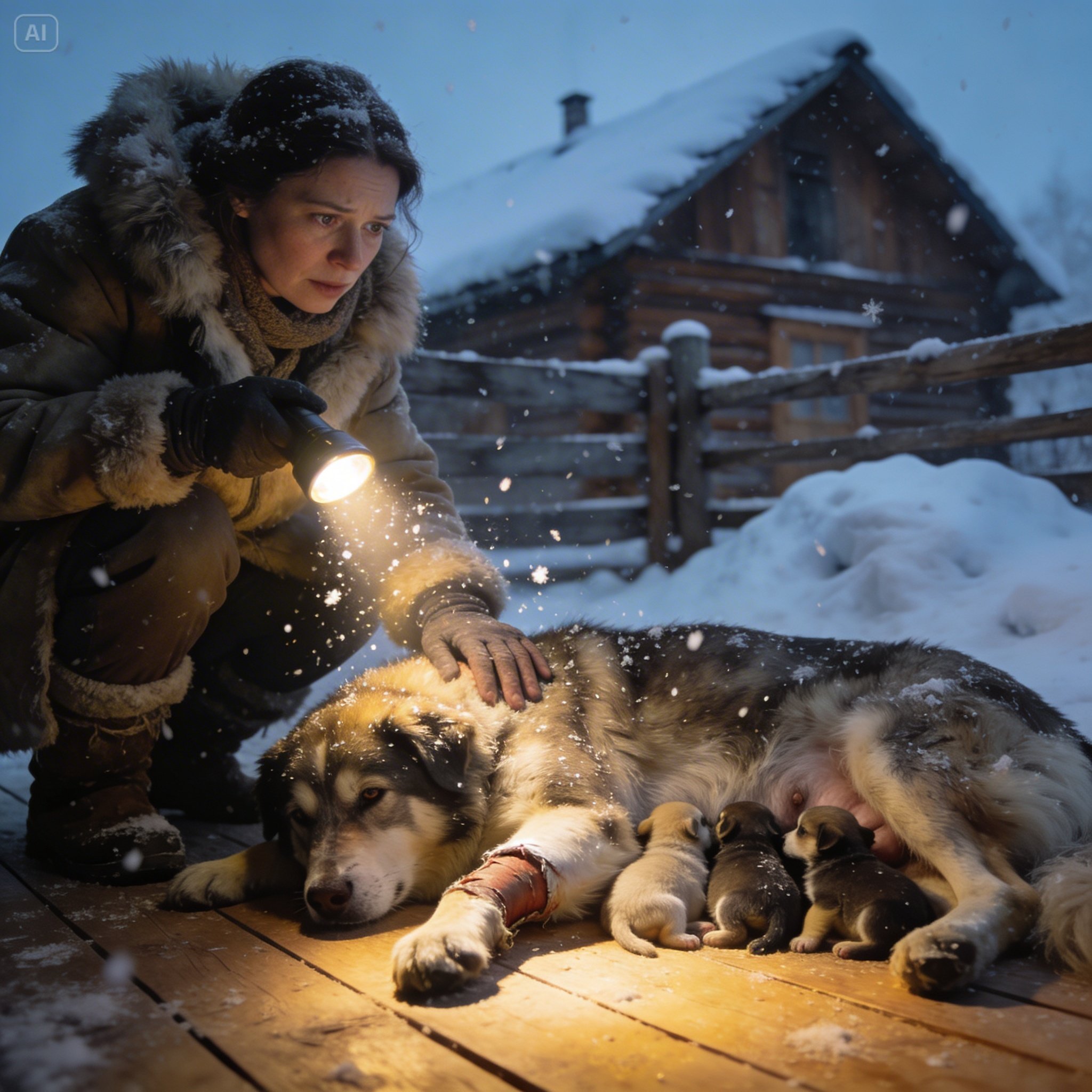 The blizzard was screaming outside my isolated Montana cabin when I heard a sound that didn’t belong—a faint, desperate whimper cutting through the howling wind, forcing me to confront a past I had sacrificed everything to bury forever, but what I found under the freezing snow changed everything…