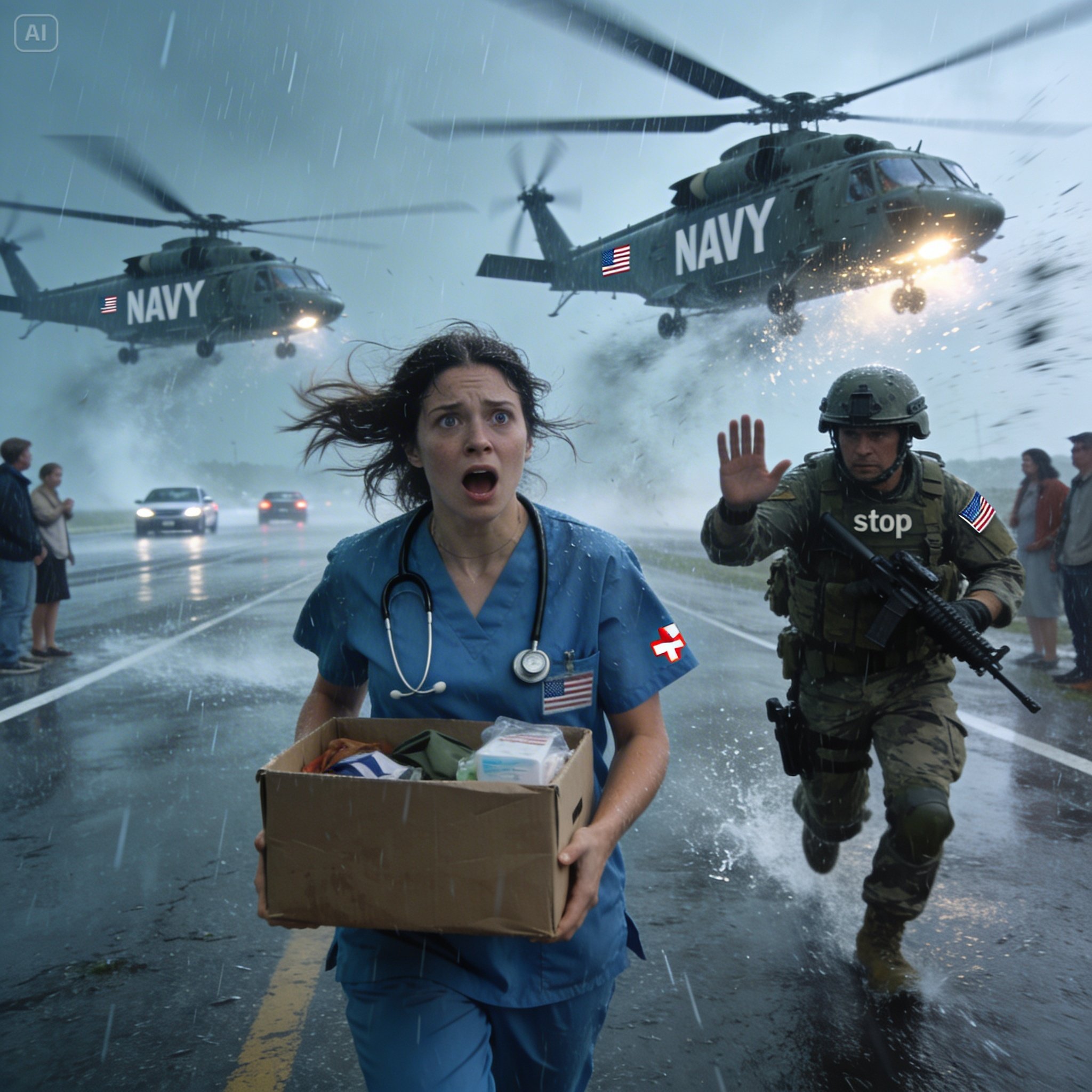 “I handed over my badge after 10 years of saving lives, but as I walked down the rainy highway, the sky began to shake…”