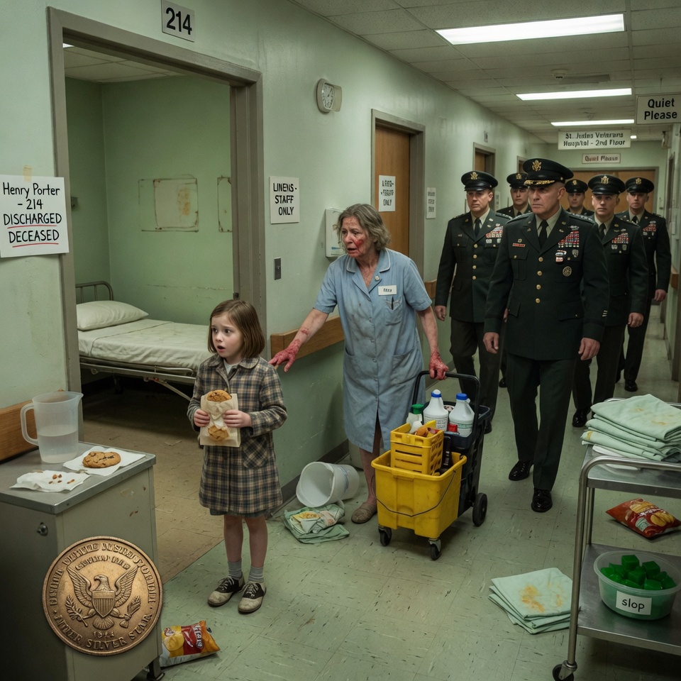 The Meanest Patient In The Hospital Traded A Maid’s Daughter A Brass Coin For Her Lunch. When He Died, A Two-Star General Arrived With 5 Officers To Reveal A Billion-Dollar Secret.