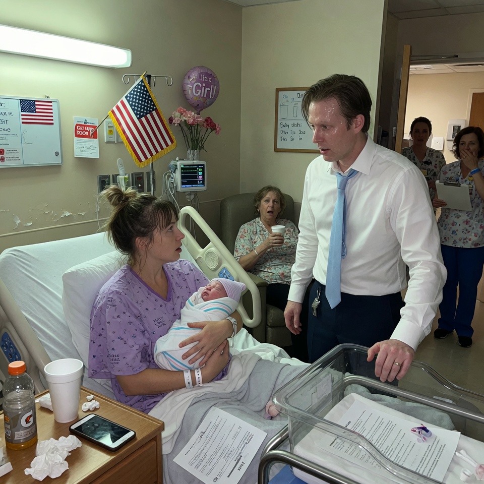 So SCHEMING! – His fiancée swore I’d lost the baby, so he rang me from the wedding rehearsal to flaunt his new life, only to hear a newborn cry in the background and turn WHITE. That single sound collapsed her perfect lie—and sent him racing to my hospital room.