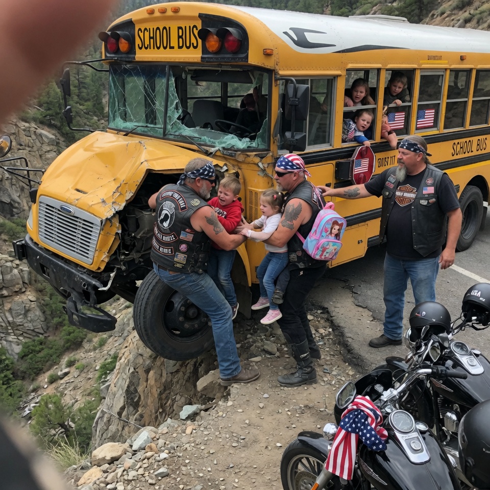 A man with blood running down both arms carried a six-year-old girl up a mountain road and set her on the asphalt next to twenty-two other children sitting in a line.