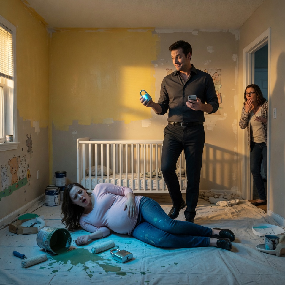“My Husband Locked The Fridge and Stepped Over My Pregnant Body, Not Knowing I Hold The Deed.”
