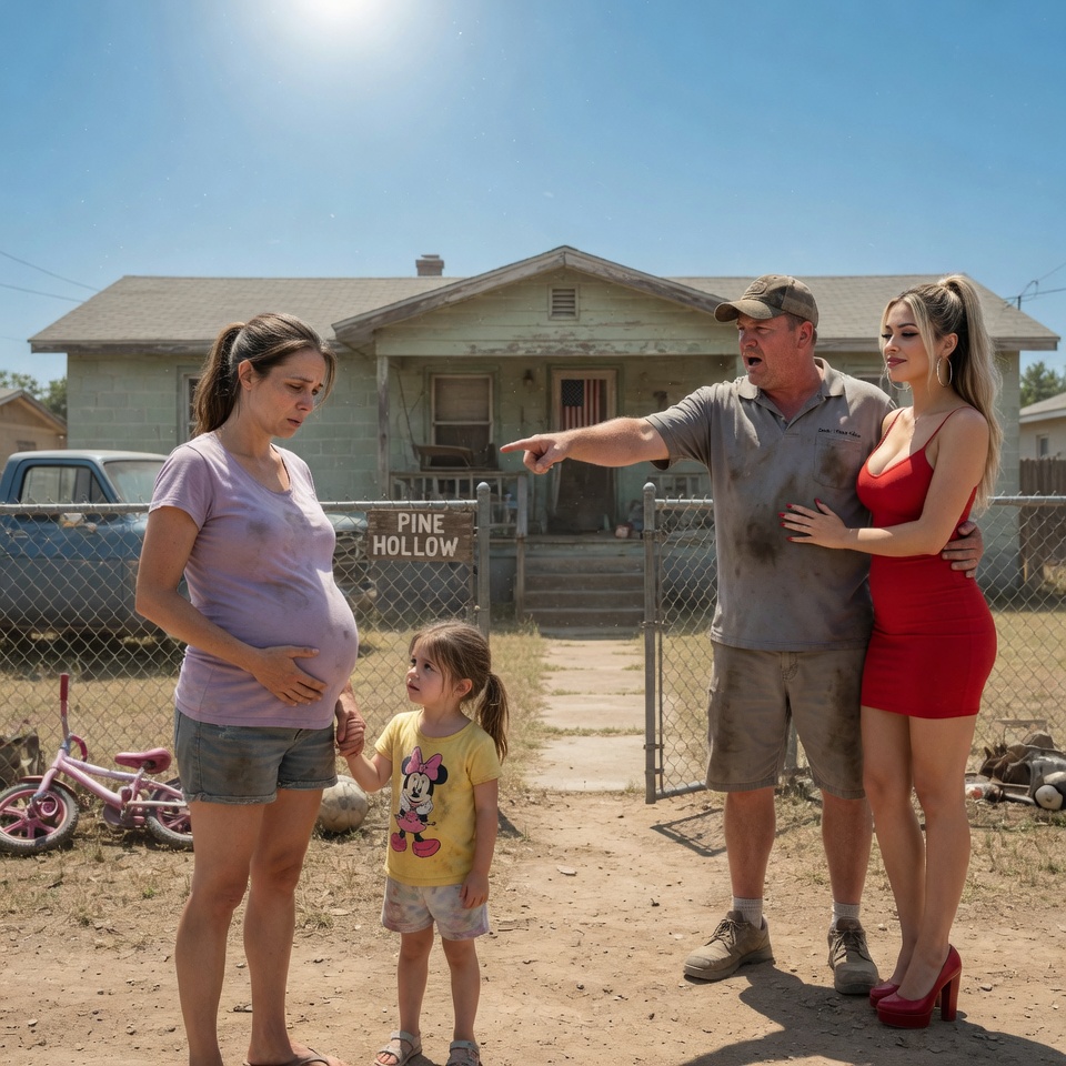 I Was Heavily Pregnant When My Husband Threw Me and Our Daughter Out of Our Home for a Younger Woman… But the Baby I Delivered Alone Changed Everything!