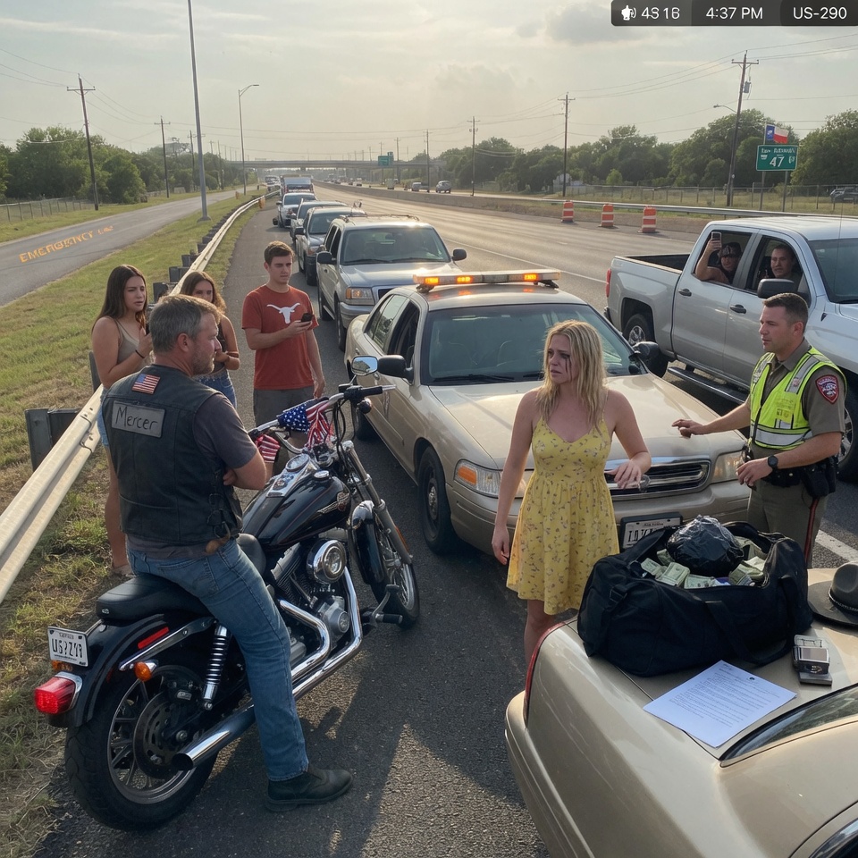HEARTLESS! The biker pulled away as she screamed for help, and the crowd turned on him instantly—so WHY did he circle back with a secret that made the officers reach for their handcuffs? WHAT DID HE SEE THAT NO ONE ELSE DID?