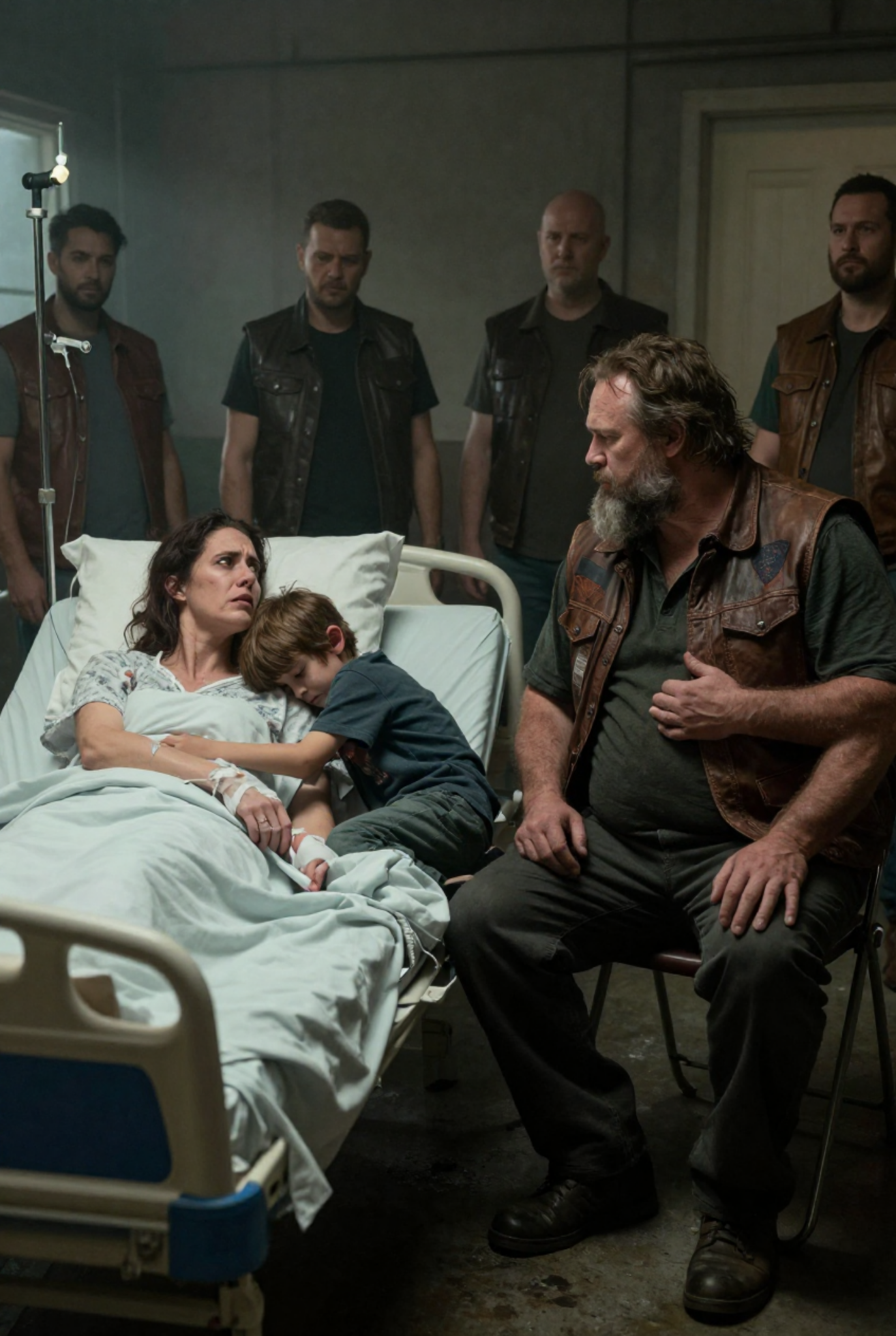 SHE TOOK FOUR BULLETS FOR A STRANGER’S CHILD. THEN 20 BIKERS SHOWED UP TO PROTECT HER—BUT THE REAL DANGER CAME FROM A MAN WITH A COURT ORDER. WHO REALLY NEEDED SAVING? WHAT HAPPENS WHEN YOUR RESCUERS ARE THE ONES THE SYSTEM CALLS CRIMINALS? STAY FOR THE TRUTH THAT DESTROYS EVERYTHING YOU THOUGHT YOU KNEW.