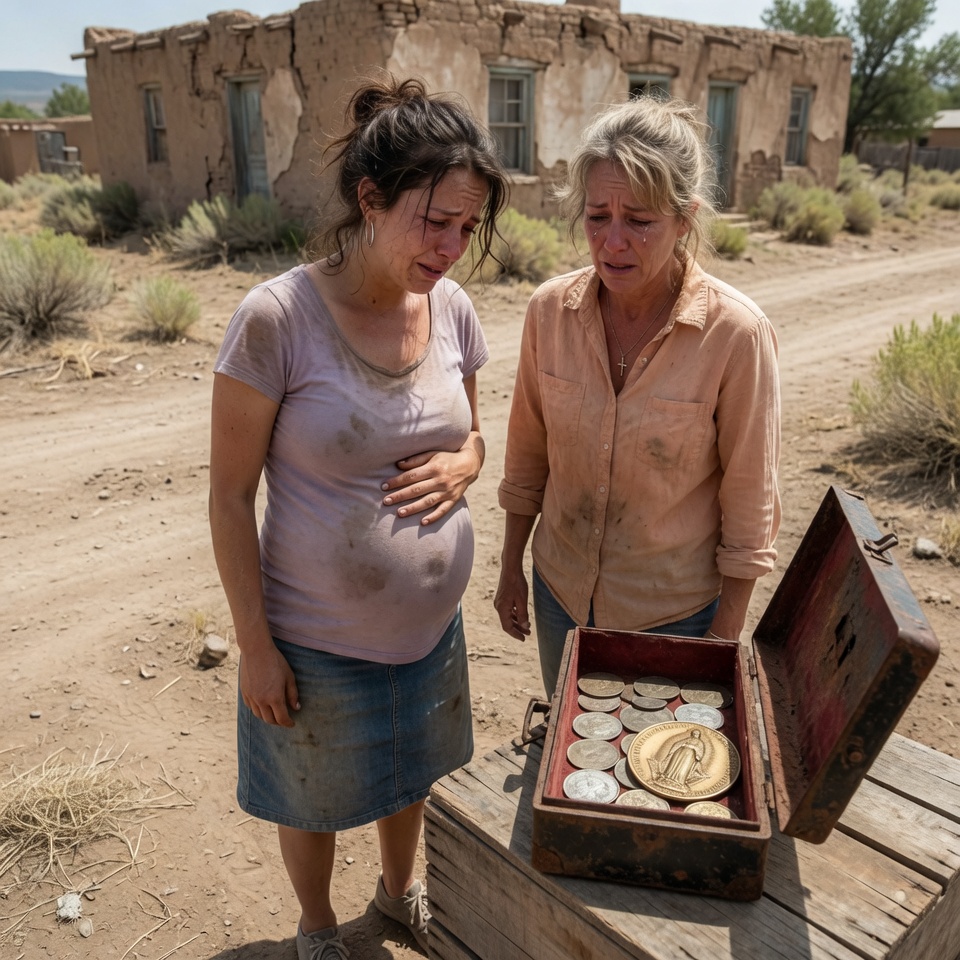 When A Penniless, Pregnant Widow Put Her Last Few Dollars Into A Crumbling Adobe House In New Mexico, She Thought Her Life Was Over. But When She Looked Behind A Creepy Old Painting Glued To The Wall, She Uncovered A Century-Old Secret That Ended Up Changing Her Entire Destiny Forever.