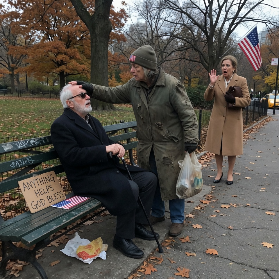 THEY CALLED IT AN ACCIDENT. THEY SAID MY SIGHT COULD NEVER RETURN. THEN A HOMELESS WOMAN STOPPED IN FRONT OF ME AND SPOKE THE WORDS THAT SHATTERED MY MARRIAGE. CAN ONE SENTENCE REALLY RIP A PERFECT LIFE APART?