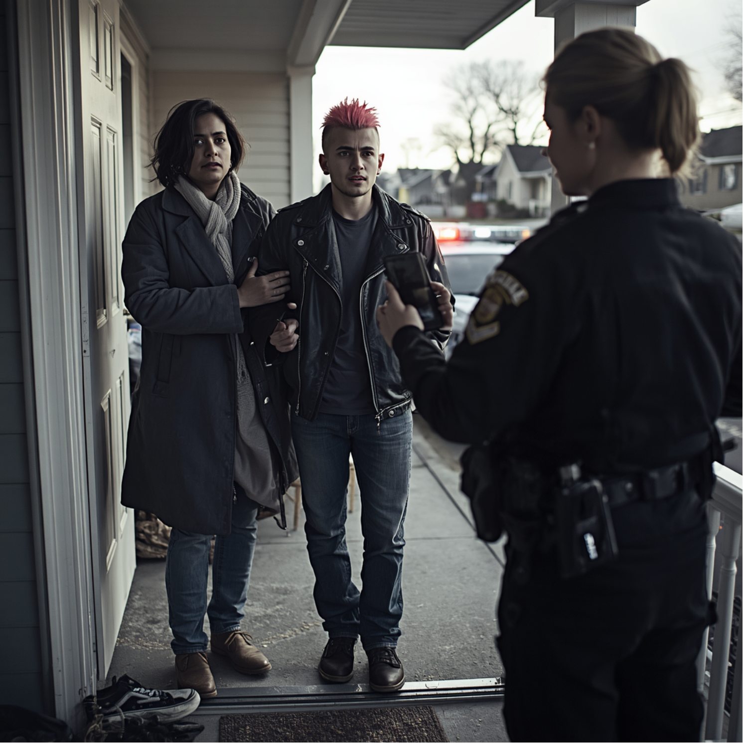 MY PUNK SON SAVED A BABY IN THE FREEZING COLD—THE NEXT MORNING, A COP SHOWED UP AT 7AM. WHAT DID HE DO?” – SOMETIMES THE KIDS EVERYONE JUDGES ARE THE ONES WHO SAVE LIVES. BUT WHY WAS THE OFFICER BACK SO SOON?