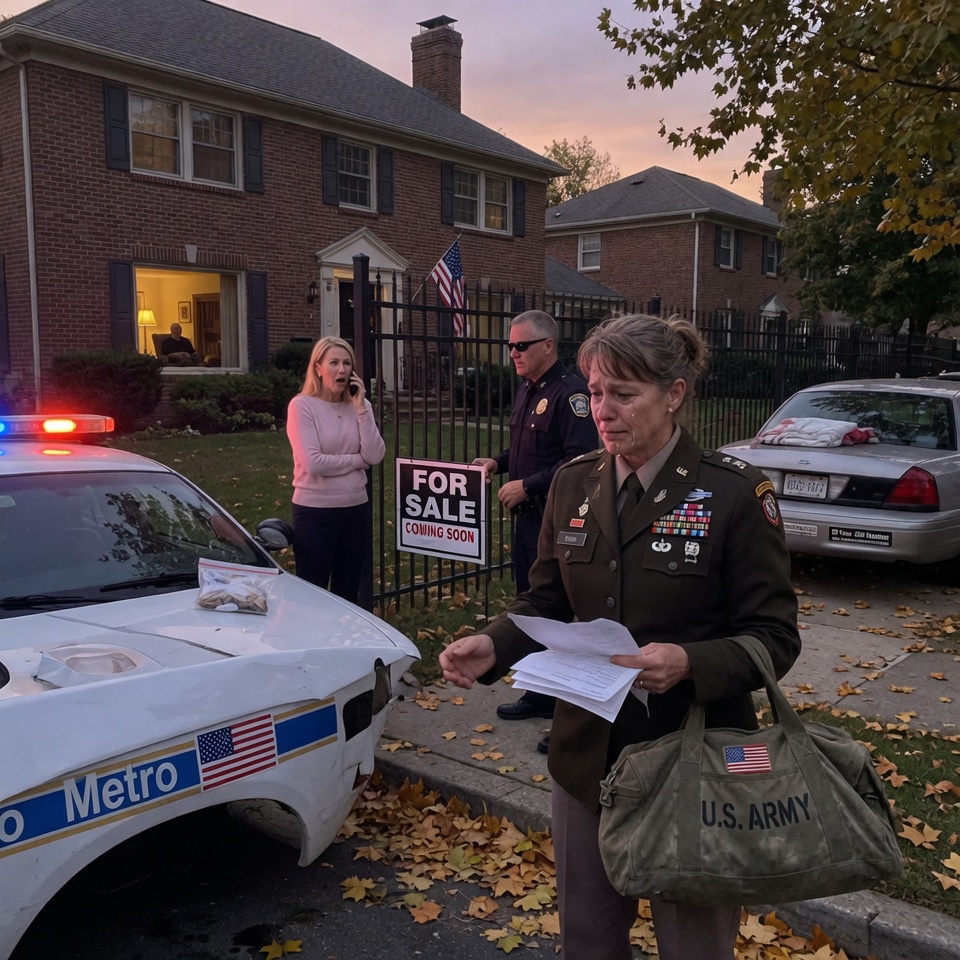 What a SCHEMING snake! – My sister called 911 and told police I was a ‘trespasser’ at our childhood home, then forged the deed to steal it while I served overseas. After 25 years in uniform, I returned to find my name erased, my honor ridiculed, and my own father laundering dark money through a shell company using my top-secret clearance. But when  …….