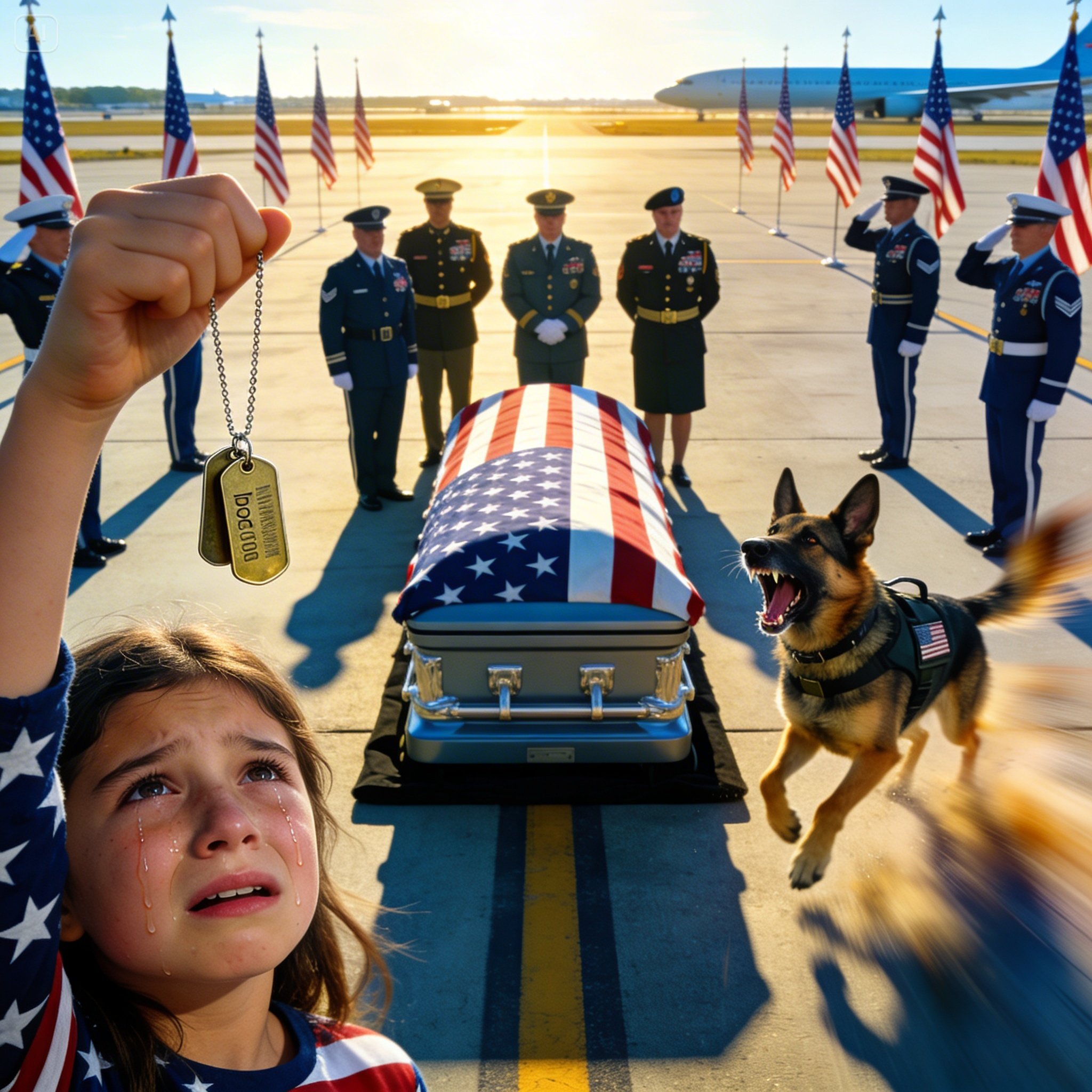 I thought the worst day of my life was burying my husband, until I saw what his military dog was fiercely guarding, and I suddenly realized the people mourning him were the exact ones hiding his darkest secret.