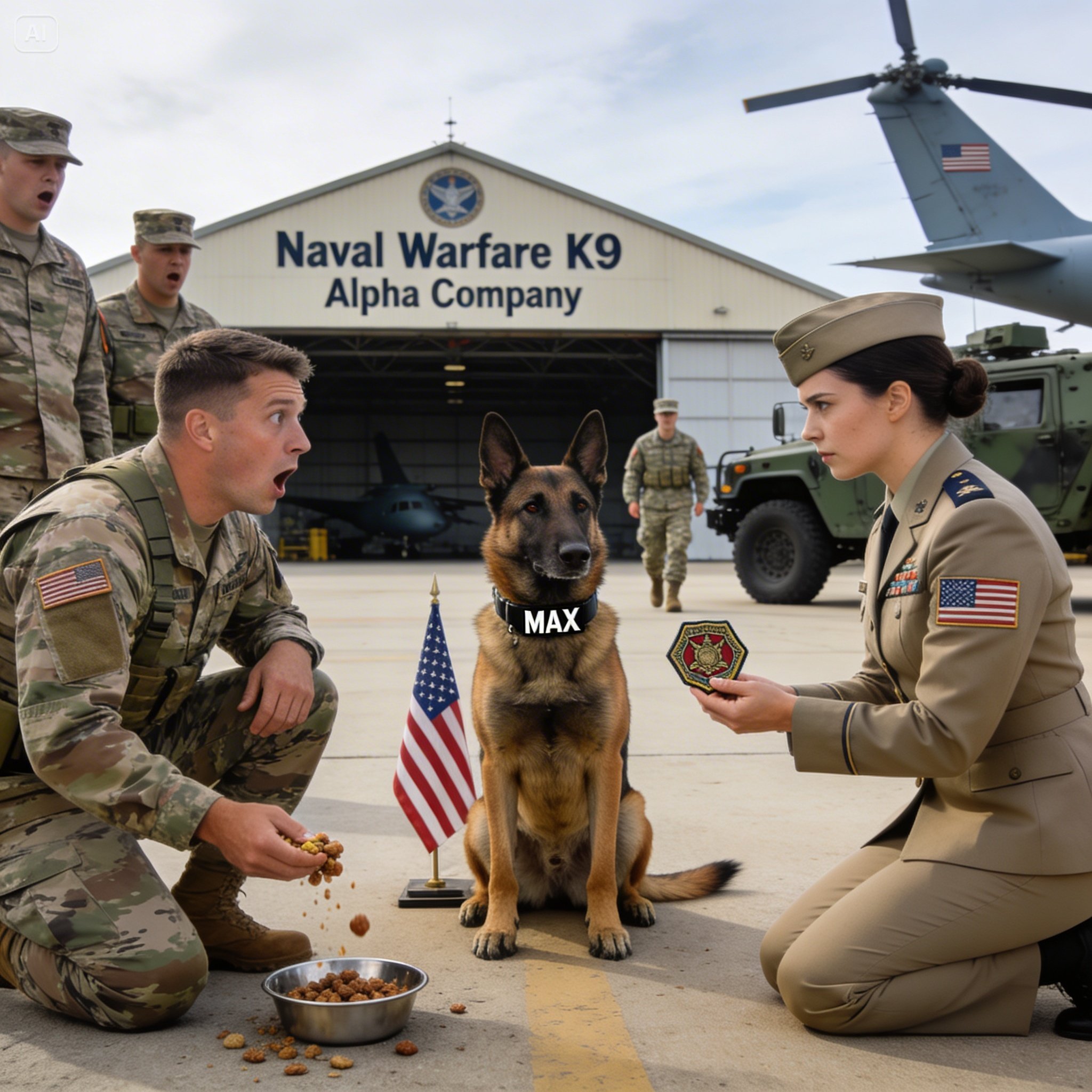 A dog that hadn’t eaten in six days was scheduled to be put down, until a nameless civilian walked through our military gates and held up an impossible object that made my blood run instantly cold.