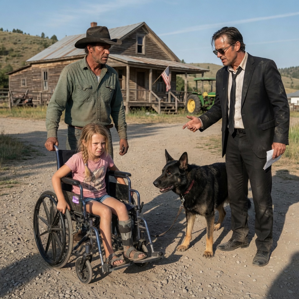 A Billionaire Tried To Steal Our Montana Home And Tied Me To The Railroad Tracks, But What My Loyal Rescue Dog Did Next Will Leave You Utterly Speechless.