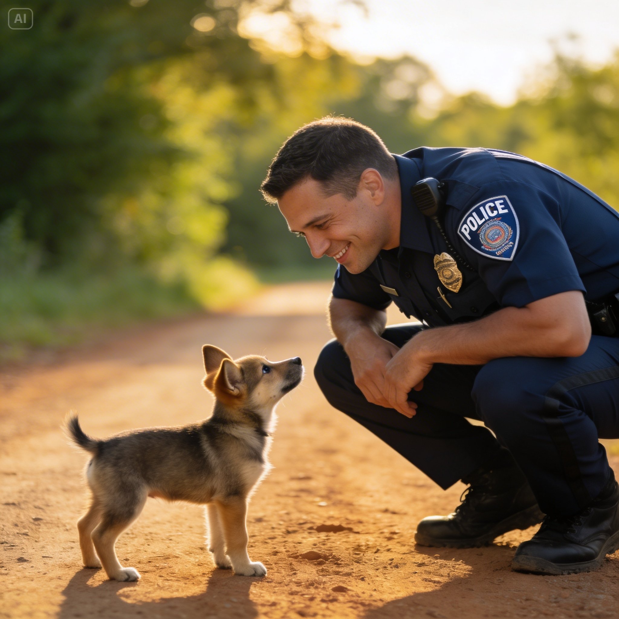 I thought I had seen it all in my twelve years on the force, but when that tiny, trembling puppy dropped a bl**d-stained piece of fabric at my boots, my heart stopped completely.