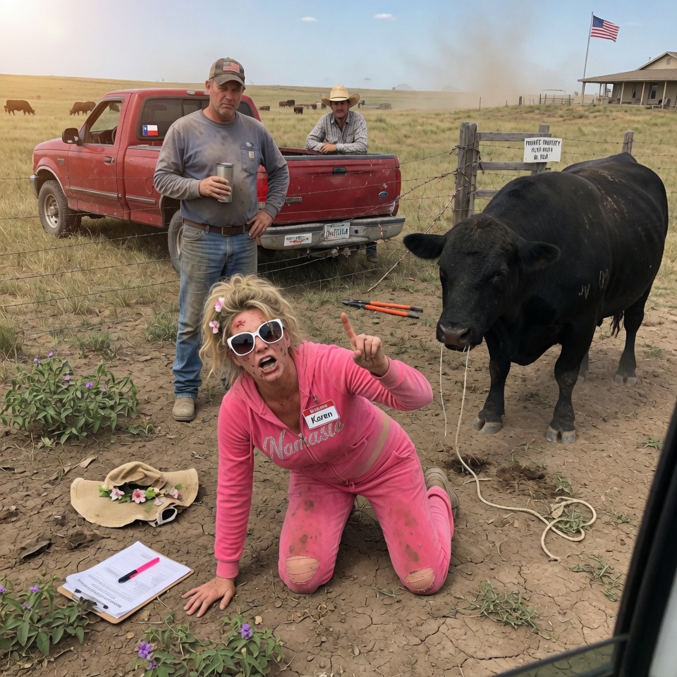 “MY NEIGHBOR CUT THROUGH MY FENCE WITH BOLT CUTTERS—BUT THE 2,000-POUND GUARDIAN WAITING ON THE OTHER SIDE HAD OTHER PLANS.” WILL KAREN’S HOA POWER TRIP SURVIVE A FACE-FIRST MEETING WITH SAMSON THE BULL