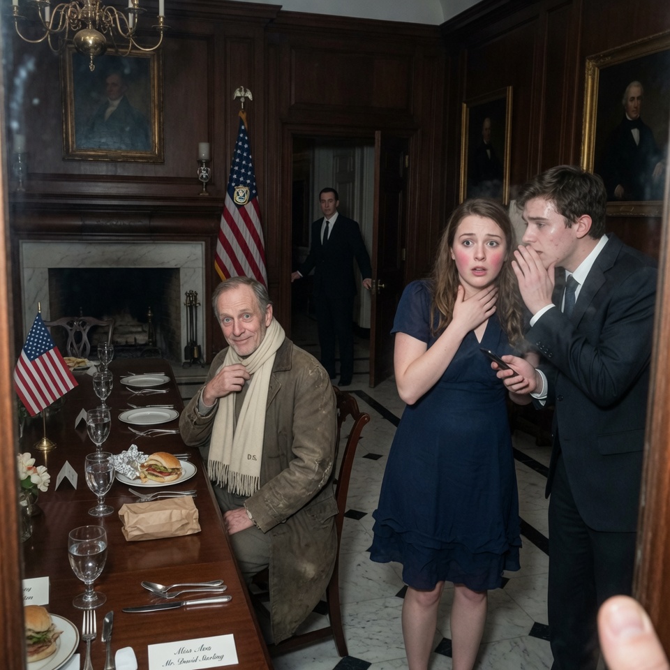 I WAS LATE TO MEET MY FIANCÉ’S BILLIONAIRE FATHER. I STOPPED TO GIVE MY LUNCH AND MY EXPENSIVE CASHMERE SCARF TO A SHIVERING HOMELESS MAN. I WALKED INTO THE MANSION… AND HE WAS SITTING AT THE HEAD OF THE TABLE. MY BLOOD TURNED TO ICE.