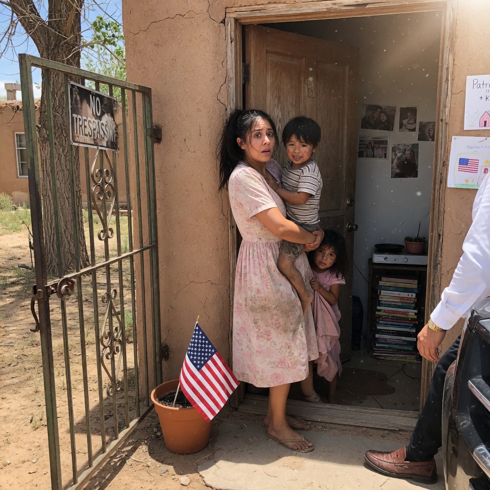 Millionaire finds woman and children hiding in his old house… and what he does…