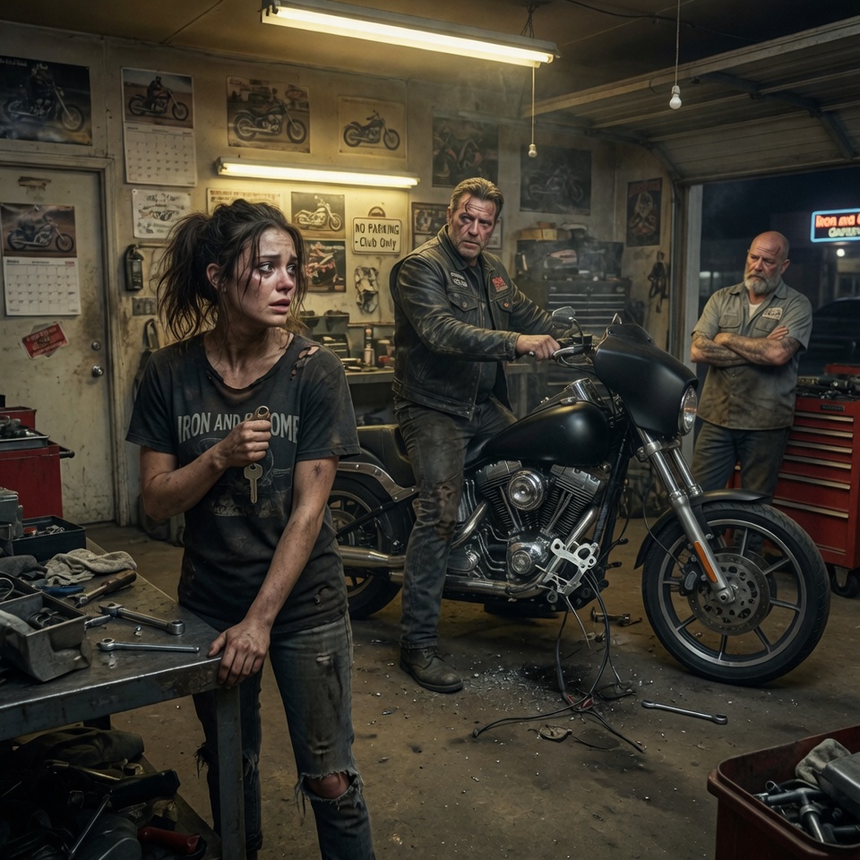 50 MECHANICS SPENT 8 HOURS STARING AT A HELL’S ANGEL’S $1.5 MILLION GHOST MACHINE AND FOUND NOTHING—THEN A FORMER MIT PRODIGY LIVING ON A GARAGE MATTRESS OPENED THE ENGINE AND REVEALED A SABOTAGE SO PERFECT IT WAS ALMOST INVISIBLE.