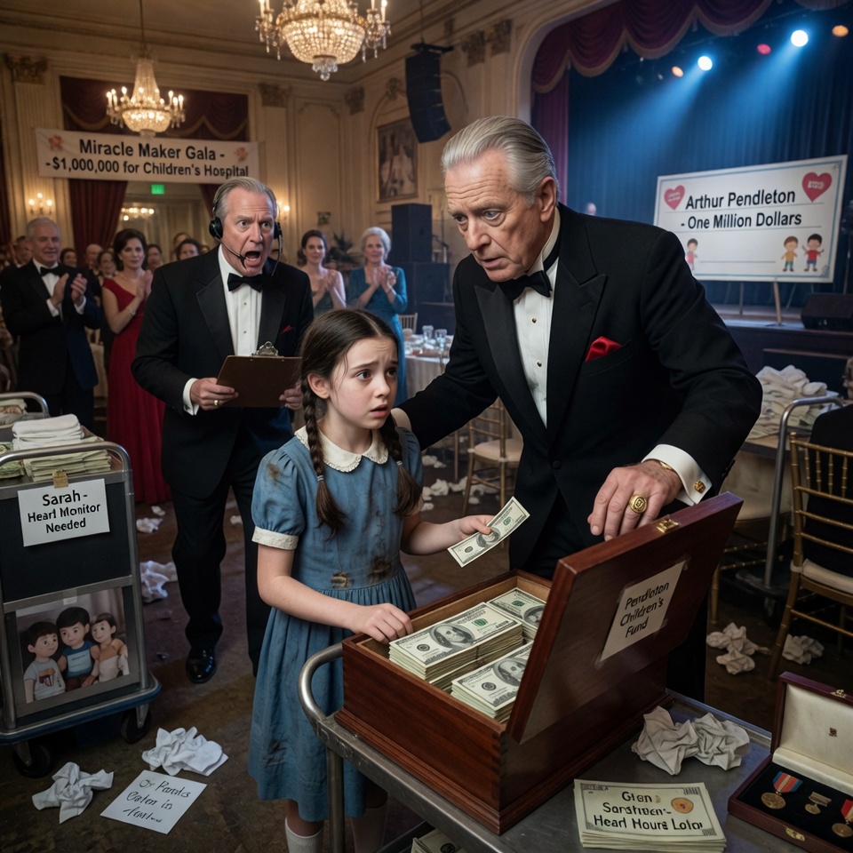 Living on the brink of eviction in Chicago, a destitute maid’s twelve-year-old daughter accidentally uncovered a billionaire’s fake million-dollar charity donation. Her terrifying choice to expose the massive fraud brought a powerful empire to its knees, saved a children’s hospital, and completely transformed her struggling family’s life forever.