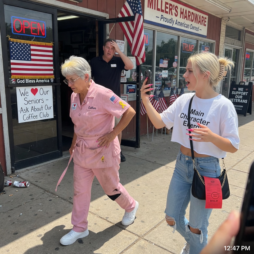 An entitled woman called me, a 72-year-old waitress, “rude,” and walked out on a $112 bill — I showed her she picked the wrong grandma. WHAT HAPPENED ON MAIN STREET MADE THE WHOLE TOWN STOP AND STARE. WOULD YOU HAVE DONE THE SAME THING?