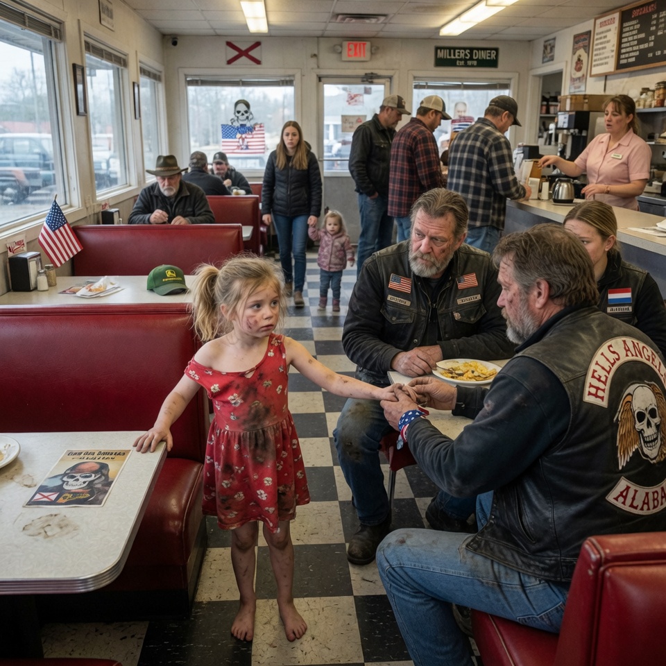 LILY CARTER WAS SEVEN YEARS OLD WHEN SHE RAN PAST A ROOM FULL OF “GOOD CHRISTIAN FOLK” AND THREW HERSELF AT THE BOOTS OF THREE HELLS ANGELS. THE VIDEO OF WHAT HAPPENED NEXT HAS 12 MILLION VIEWS. BUT DO YOU KNOW WHY THEY WERE THE ONLY ONES WHO ANSWERED