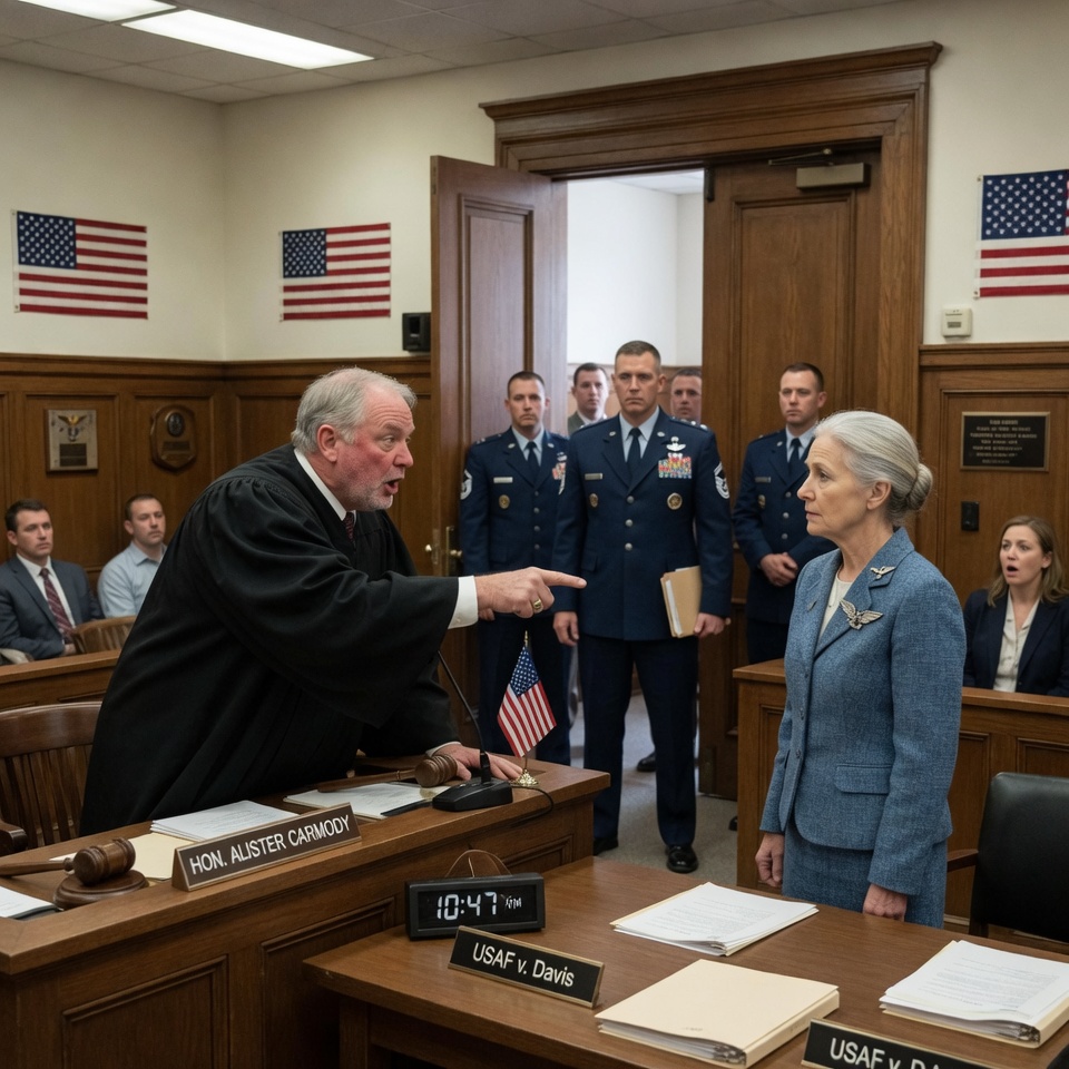 The Arrogant Judge Humiliated an Elderly Woman in Court and Demanded Her “Cute” Military Call Sign as a Joke. He Had No Idea He Was Taunting a Legendary Combat Pilot. When the Courtroom Doors Suddenly Swung Open, His Entire Career Flashed Before His Eyes.