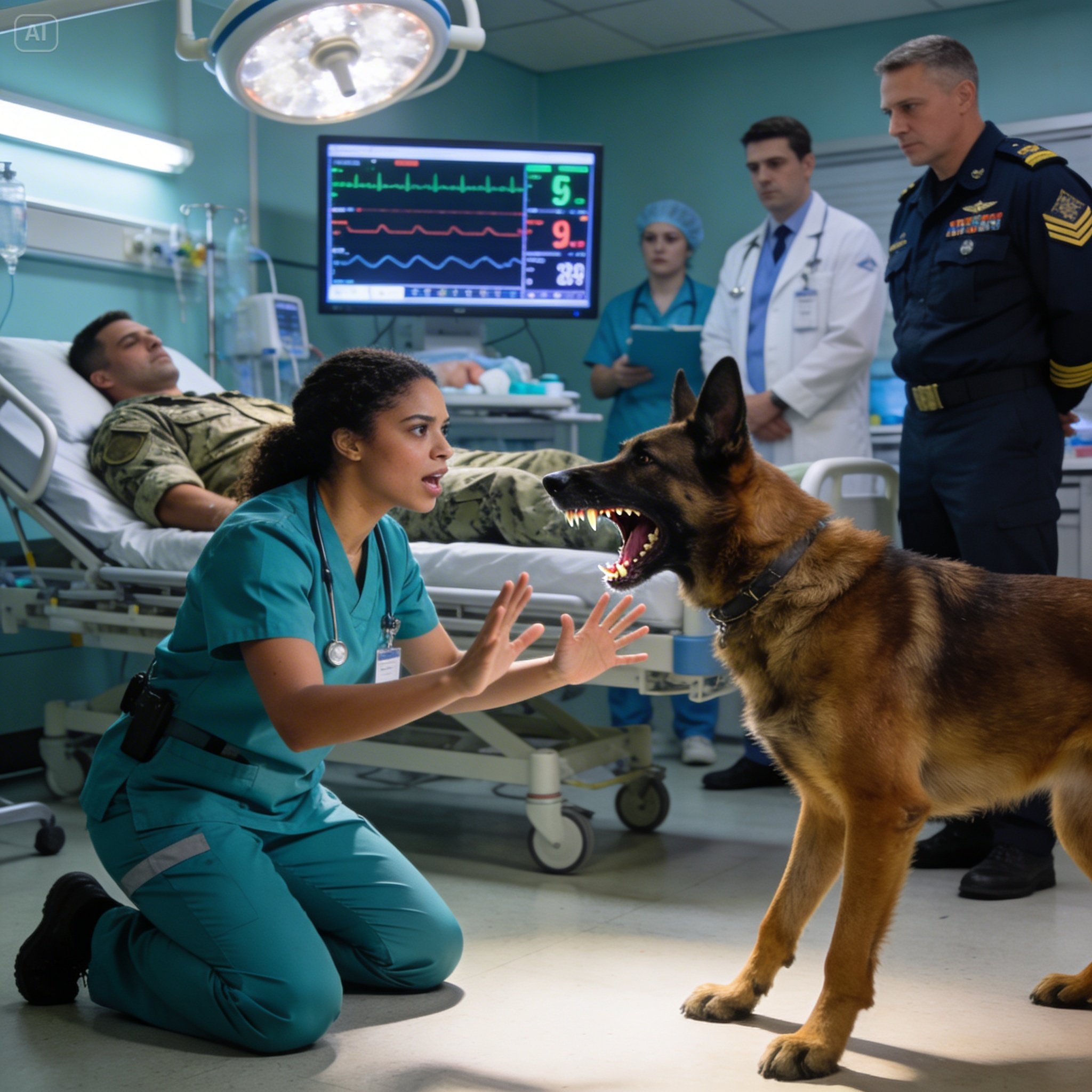 I thought I buried my classified past ten years ago, but when a snarling combat K9 cornered doctors to protect his bleeding partner, I had to whisper six deadly words to stop him.