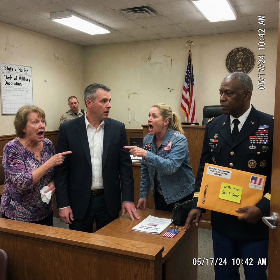“YOU BASTARD!” My Mother Yelled. “You STOLE Dad’s Medal!” My Sister Screamed. In Court, I Stood Silent – Until General Vance Arrived With A Sealed Nomination. GUESS WHO TURNED PALE FIRST?