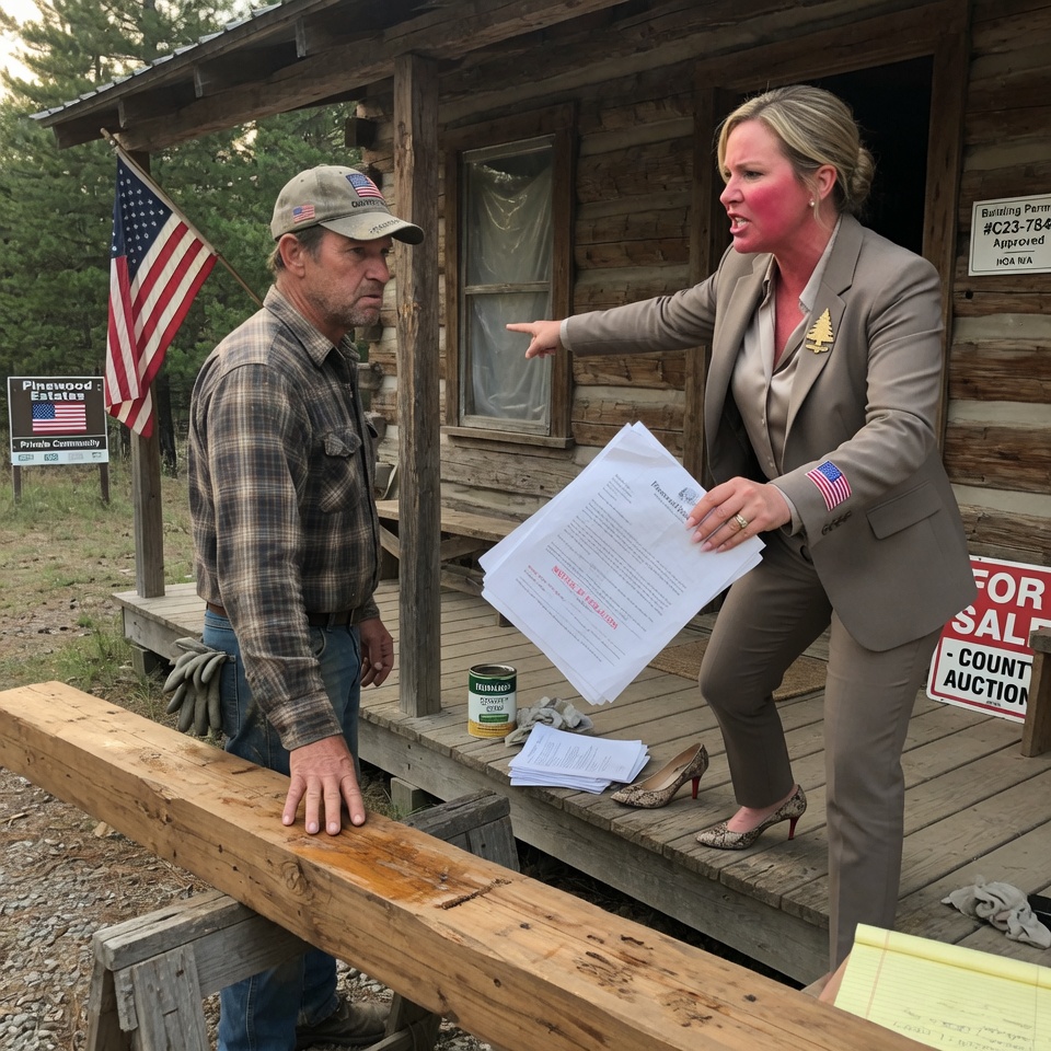 “CABIN FEVER: THE DAY A KAREN SHRIEKED THAT MY 1870S DREAM HOME WAS HER DEADBEAT SON’S INHERITANCE — AND HOW I UNCOVERED THE DECADES-OLD SECRET THAT DESTROYED HER LIES.”