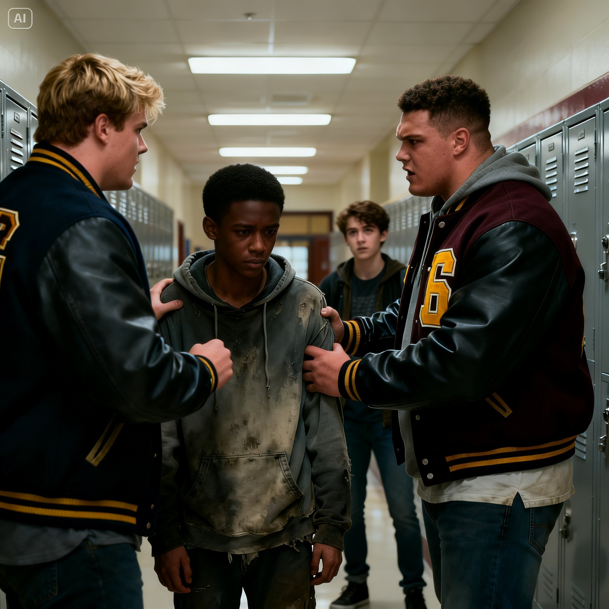 The Quietest Kid in Ridgewood High Carried a Deadly Secret: When the Son of an Underground Legend is Pushed Too Far, the Shadows of the Past Return to Claim Their Debt. A Story of Silence, Mercy, and the Lethal Legacy Hidden Behind a New Kid’s Calm Eyes