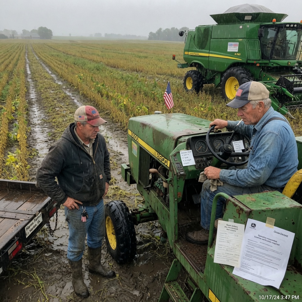 MY NEIGHBOR KEPT A 40-YEAR-OLD COMBINE THAT EVERYBODY LAUGHED AT. WHEN THE KILL SWITCH ACTIVATED AND MY FIELDS WERE DROWNING, HE SHOWED UP WITHOUT SAYING A WORD. WHY DID HE KEEP IT RUNNING?
