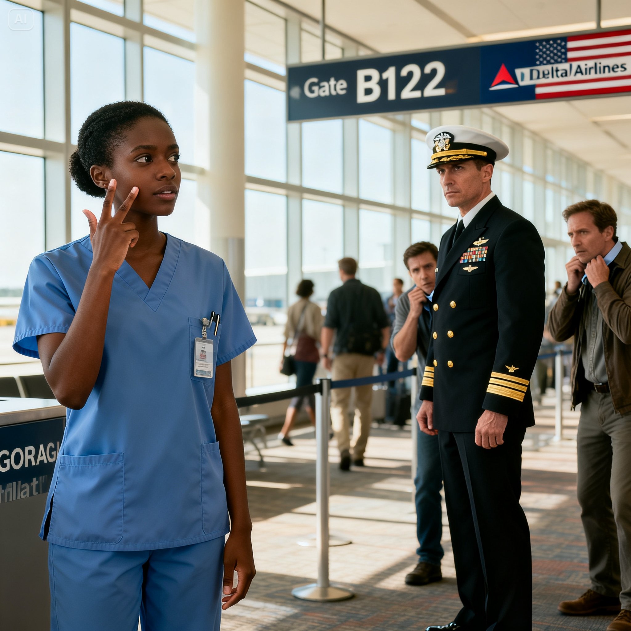 The Silent Frequency: A Secret Signal, a Fallen Brother’s Legacy, and the Deadly Corruption Hidden Beneath the Sterile Halls of Valcrest Medical. When a rookie nurse risks everything at an airport to save a Commander, she uncovers a truth more dangerous than the war that claimed her brother