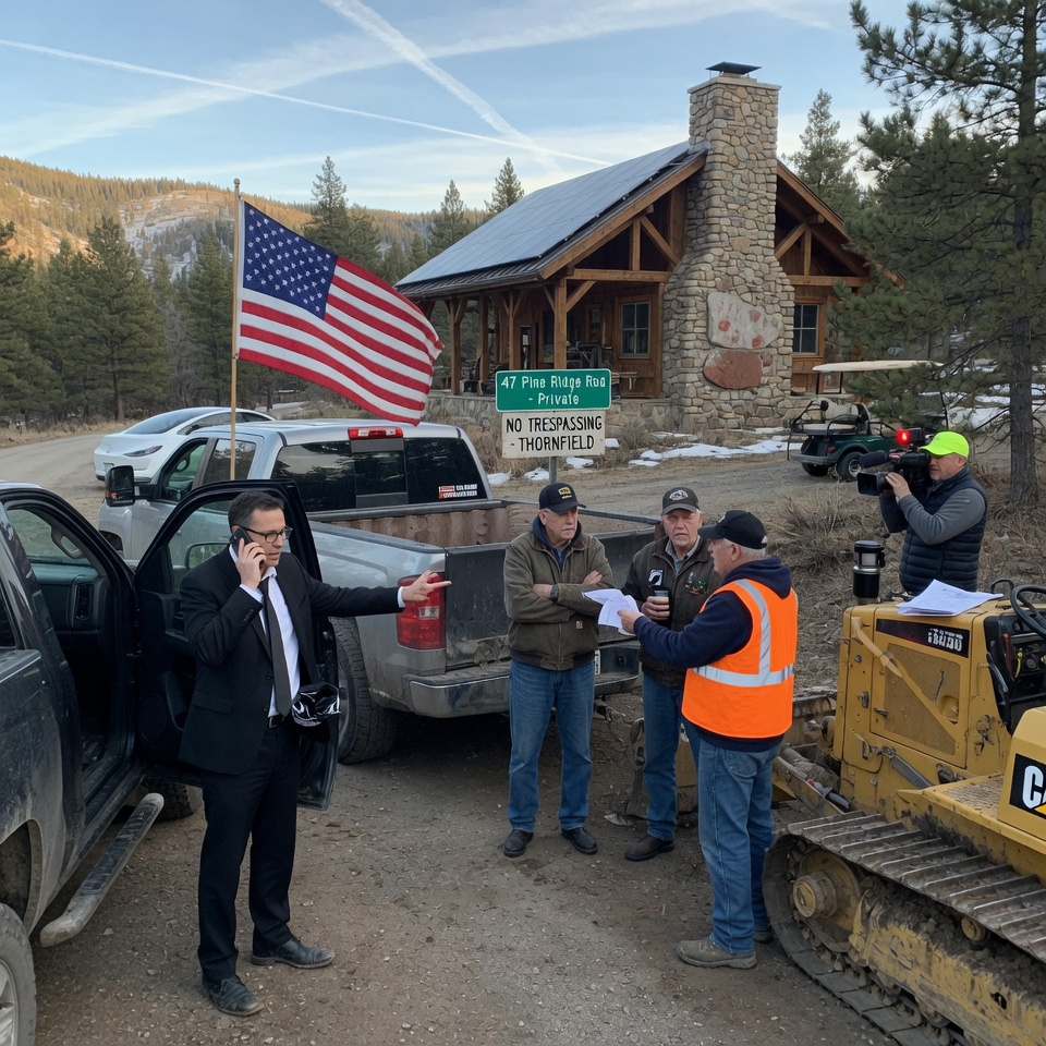THEY BULLDOZED HIS MOUNTAIN DREAM HOME WHILE HE BURIED HIS FATHER—SIX MONTHS LATER, HE DIDN’T JUST SUE THE HOA, HE MADE THE ENTIRE DISTRICT VANISH FROM EXISTENCE. WILL JUSTICE TASTE SWEETER THAN REVENGE?