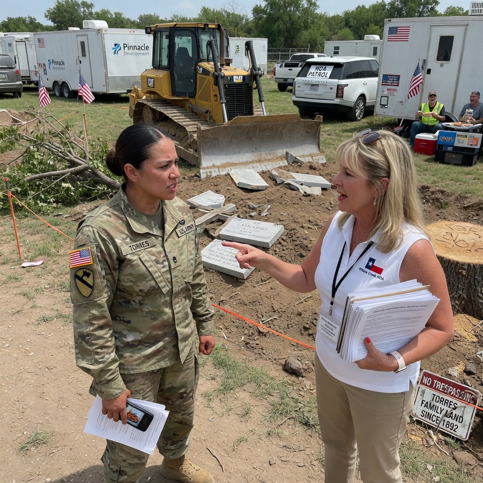 A HOA PRESIDENT AUCTIONED MY FAMILY’S 200-ACRE TEXAS RANCH FOR $50,000 WHILE I DODGED TALIBAN MORTARS. SHE DIDN’T KNOW THE LAND WAS A FEDERAL MILITARY GRANT. GUESS WHO WENT TO PRISON?