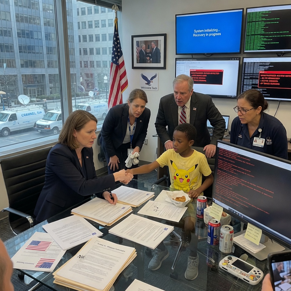 A 10-YEAR-OLD BOY IN A POKÉMON T-SHIRT WALKED INTO A ROOM OF FAILED MIT GRADUATES COSTING $50K A DAY—HE TYPED FOR 37 SECONDS AND MY DEAD COMPANY SUDDENLY STARTED BREATHING AGAIN… BUT THEN HE WHISPERED SOMETHING THAT MADE MY BLOOD RUN COLD. WHAT ELSE WAS HIDING IN THE CODE