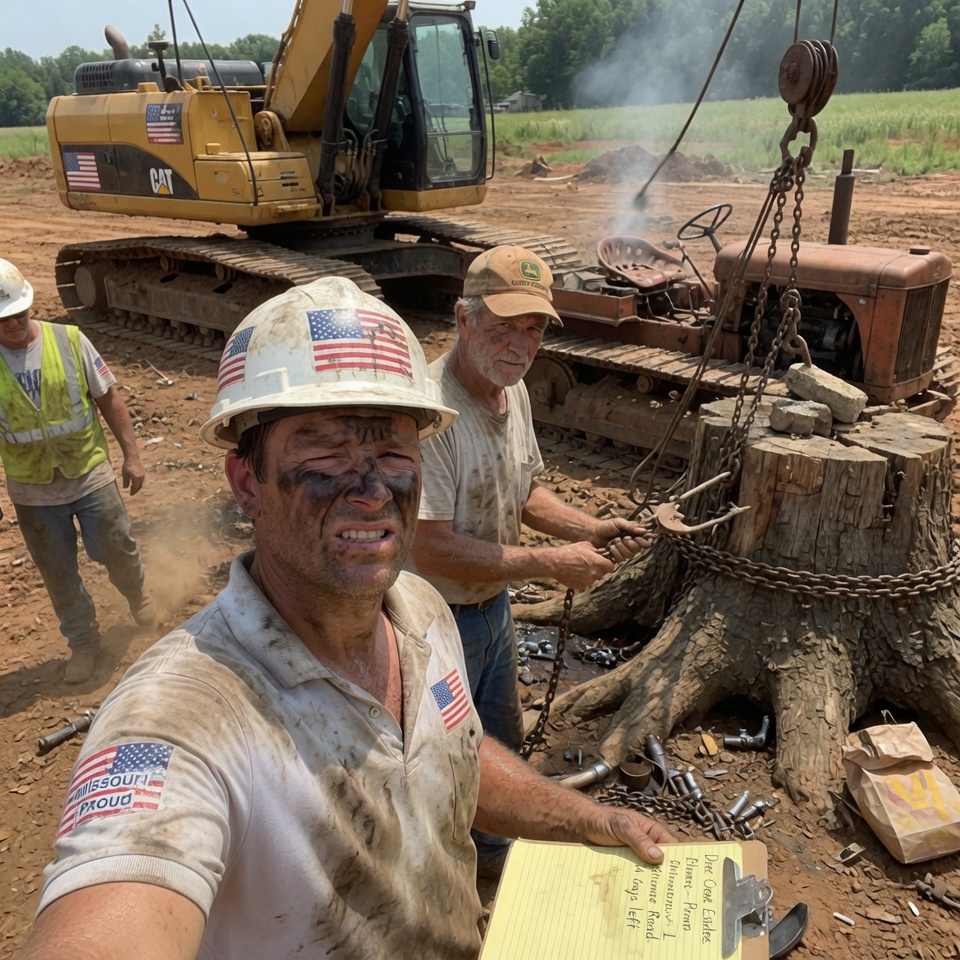 “MY $400K EXCAVATOR, THREE BURST HOSES, AND TWO WEEKS OF FAILURE — THEN A 71-YEAR-OLD WITH A 1930 CRAWLER SAID, ‘YOU NEED LEVERAGE, NOT HORSEPOWER.’ HIS NEXT MOVE LEFT MY CREW SPEECHLESS. IS PRIDE THE REAL ENEMY?”